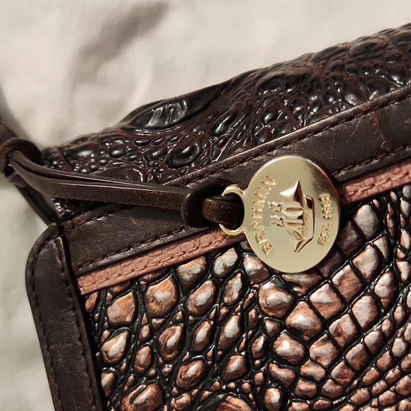 Brahmin Carrie Crossbody- Plum - Picture 12 of 15